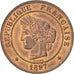 Moneda, Francia, Cérès, 5 Centimes, 1897, Paris, SC, Bronce, KM:821.1