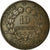 Monnaie, France, Cérès, 10 Centimes, 1877, Paris, TTB, Bronze, KM:815.1