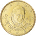 VATICAN CITY, Pape Benoit XVI, 10 Euro Cent, 2012, Rome, MS(63), Brass, KM:385