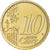 VATICAN CITY, Pape Benoit XVI, 10 Euro Cent, 2012, Rome, MS(63), Brass, KM:385