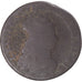 Moneda, Francia, Louis XIV, Liard de France, Corbeil, BC, Cobre, Gadoury:80