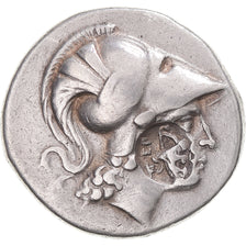 Moneda, Pamphylia, Tetradrachm, ca. 200-190 BC, Side, Countermark, MBC, Plata