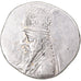 Monnaie, Royaume Parthe, Mithridates II, Drachme, 123-88 BC, Ecbatane, TTB