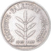 Moneda, Palestina, 100 Mils, 1942, London, MBC, Plata, KM:7