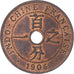 Munten, FRANS INDO-CHINA, Cent, 1906, Paris, PR+, Bronzen, KM:8