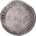 Moneda, Francia, Louis XIV, 1/4 Ecu, 1645, Toulouse, MBC, Plata, KM:142.11