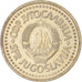 Moneta, Jugosławia, Dinar, 1984, AU(50-53), Mosiądz niklowy, KM:86