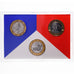 Coin, France, Coffret triptyque 3 x 10 frs., 1989, MDP, FDC, 636/2000