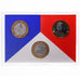 Coin, France, Coffret triptyque 3 x 10 frs., 1989, MDP, FDC, 615/2000