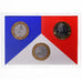 Coin, France, Coffret triptyque 3 x 10 frs., 1989, MDP, FDC, 360/2000