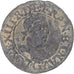 Münze, Frankreich, Louis XIII, Double Tournois, 1619, Poitiers, S+, Kupfer