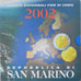 San Marino, Coffret 1c. à 2€, 2002, Rome, FDC, MS(65-70)