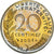 Munten, Frankrijk, Marianne, 20 Centimes, 2001, Monnaie de Paris, BE, FDC