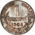 Moneda, Francia, Dupuis, Centime, 1908, Paris, MBC+, Bronce, KM:840, Gadoury:90