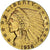 Stati Uniti, Indian Head, $2.50, Quarter Eagle, 1928, Philadelphia, BB+, Oro