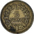 Frankrijk, Lavrillier, 5 Francs, 1945, Paris, ZF, Cupro-Aluminium, KM:888a.1