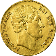 Munten, België, Leopold I, 20 Francs, 20 Frank, 1865, ZF+, Goud, KM:23