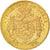 BELGIUM, 20 Francs, 20 Frank, 1869, KM #32, AU(50-53), Gold, 6.45