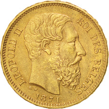 Belgique, Léopold II, 20 Francs, 1871, KM 37