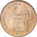 Spanien, 50 Centimos, 1936, UNZ, Kupfer, KM:754