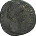 Diva Faustina I, Dupondius, 141, Rome, VF(30-35), Bronze, RIC:1180