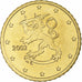 Finland, 50 Euro Cent, 2002, Mint of Finland, série FDC, UNC-, Nordic gold