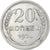 Rusland, Soviet Union, 20 Kopeks, 1924, PR, Zilver, KM:88