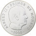 Monaco, Albert II, 5 Euro, 2008, Monnaie de Paris, BU, FDC, Argento