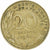 France, 20 Centimes, Marianne, 1964, Paris, Bronze-Aluminium, TTB, KM:930