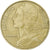 Francia, 20 Centimes, Marianne, 1965, Paris, Aluminio - bronce, MBC, KM:930