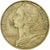 Francia, 20 Centimes, Marianne, 1966, Paris, Aluminio - bronce, MBC, KM:930