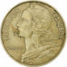França, 20 Centimes, Marianne, 1966, Paris, Alumínio-Bronze, EF(40-45), KM:930