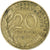 France, 20 Centimes, Marianne, 1967, Paris, Bronze-Aluminium, TTB, KM:930