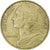 Francia, 20 Centimes, Marianne, 1968, Paris, Aluminio - bronce, MBC, KM:930
