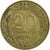 France, 20 Centimes, Marianne, 1970, Paris, Bronze-Aluminium, TTB, KM:930
