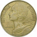 France, 20 Centimes, Marianne, 1973, Pessac, Bronze-Aluminium, TTB, KM:930