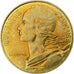 France, 20 Centimes, Marianne, 1982, Pessac, Aluminum-Bronze, MS(63), KM:930