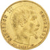 Francia, Napoleon III, 5 Francs, 1854, Paris, tranche cannelée, Oro, MBC