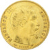 Francia, Napoleon III, 5 Francs, 1854, Paris, tranche cannelée, Oro, MBC