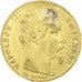 Francia, Napoleon III, 5 Francs, 1855, Paris, tranche cannelée, Oro, BC+