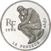 Francja, 10 Francs / 1 1/2 Euro, le penseur de Rodin, 1996, Monnaie de Paris