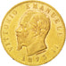 ITALY, 20 Lire, 1873, Milan, KM #10.3, AU(50-53), Gold, 6.46