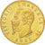 ITALY, 20 Lire, 1865, Torino, KM #10.1, AU(50-53), Gold, 6.45