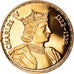 Francia, medalla, Les Rois de France, Charles IV, History, SC, Oro vermeil