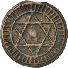 Coin, Morocco, Sidi Mohammed IV, 4 Falus, 1869, Fes, EF(40-45), Cast Bronze