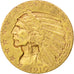 Stati Uniti, Indian Head, $5, Half Eagle, 1910, U.S. Mint, San Francisco, BB,...