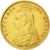 Gran Bretagna, Victoria, 1/2 Sovereign, 1887, BB+, Oro, KM:766