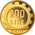 Moneda, Italia, 200 Lire, 2001, Rome, Proof, FDC, Aluminio - bronce, KM:105