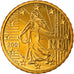 Moneda, Francia, 10 Euro Cent, 2001, Paris, Proof, FDC, Latón, KM:1285