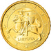 Lithuania, 10 Euro Cent, 2015, FDC, Or nordique